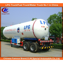 Heavy Duty 2 Eixos 40cbm / 20t LPG Cozinhando Gas Tanker semi-reboque para venda